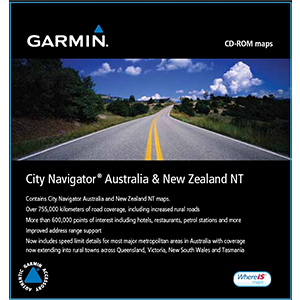 Карта автодорог Австралии и Новой Зеландии для Garmin City Navigator Australia and New Zealand NT 2011