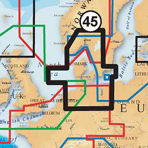 Карта водоемов - Северное и Балтийское моря - Navionics Gold 45XG. Для Lowrance/Simrad/Raymarine/Humminbird