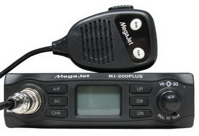 Автомобильная CB-радиостанция MegaJet MJ-200 PLUS 27 МГц