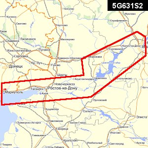 Карта водоемов - Волгоград-Мариуполь -  Navionics Gold Small 5G631S2. Для Lowrance/Simrad/Raymarine/Humminbird