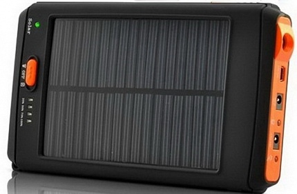 Универсальное зарядное устройство на солнечных батареях Power Bank PB-001-12000