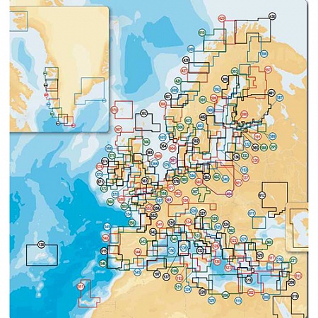 Карта водоемов - Navionics 5G598S2 - Северные финские озера. Для Lowrance/Simrad/Raymarine/Humminbird