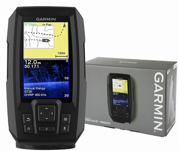 GPS-Эхолот  Garmin Striker plus 4 c двухлучевым трансдьюсером  77/200 кГц 
