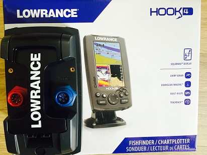 Картплоттер-эхолот Lowrance Hook-4 Mid/High/DownScan™