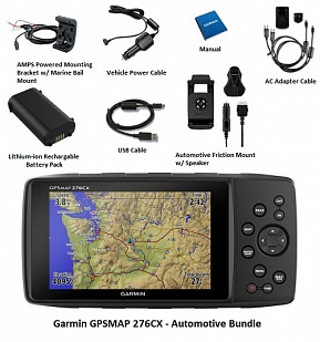 Универсальный защищенный кнопочный GPS-навигатор Garmin  Gpsmap 276Cx