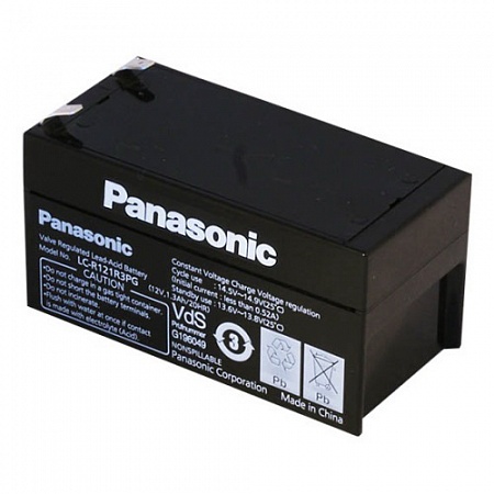 Аккумулятор Panasonic LC-R121R3P 12В, 1.3 Ач