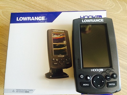 Эхолот Lowrance Hook-4x Mid/High/DownScan™   83/200+455/800 кГц
