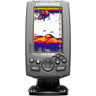 Эхолот Lowrance Hook-4x Mid/High/DownScan™   83/200+455/800 кГц