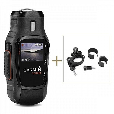 Экшен видеокамера Garmin Virb с велокреплением и дисплеем