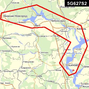 Карта водоемов - Нижний Новгород-Сенгилей -  Navionics Gold Small 5G627S2. Для Lowrance/Simrad/Raymarine/Humminbird