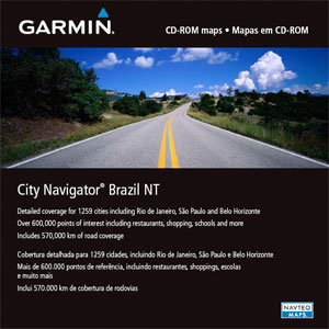 Карта автодорог Бразилии для Garmin